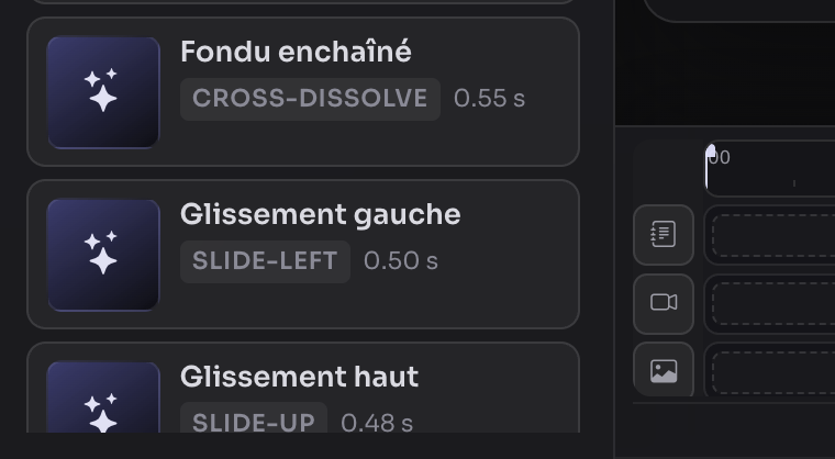 Catalogue d'assets du studio d'édition Havincy